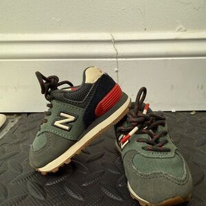 New Balance Kids Shoes - Green and Red